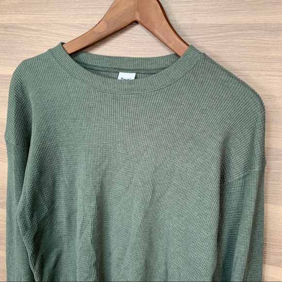 Tna Aritzia Alamo Cropped Thermal Long Sleeve XS - Picture 4 of 10